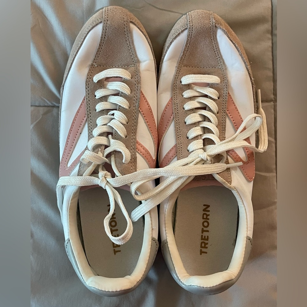Tretorn Womens Suede Leather Rawlins 2.0 Sz 9 Sneakers Trendy Retro Autumn Fall - Picture 9 of 13